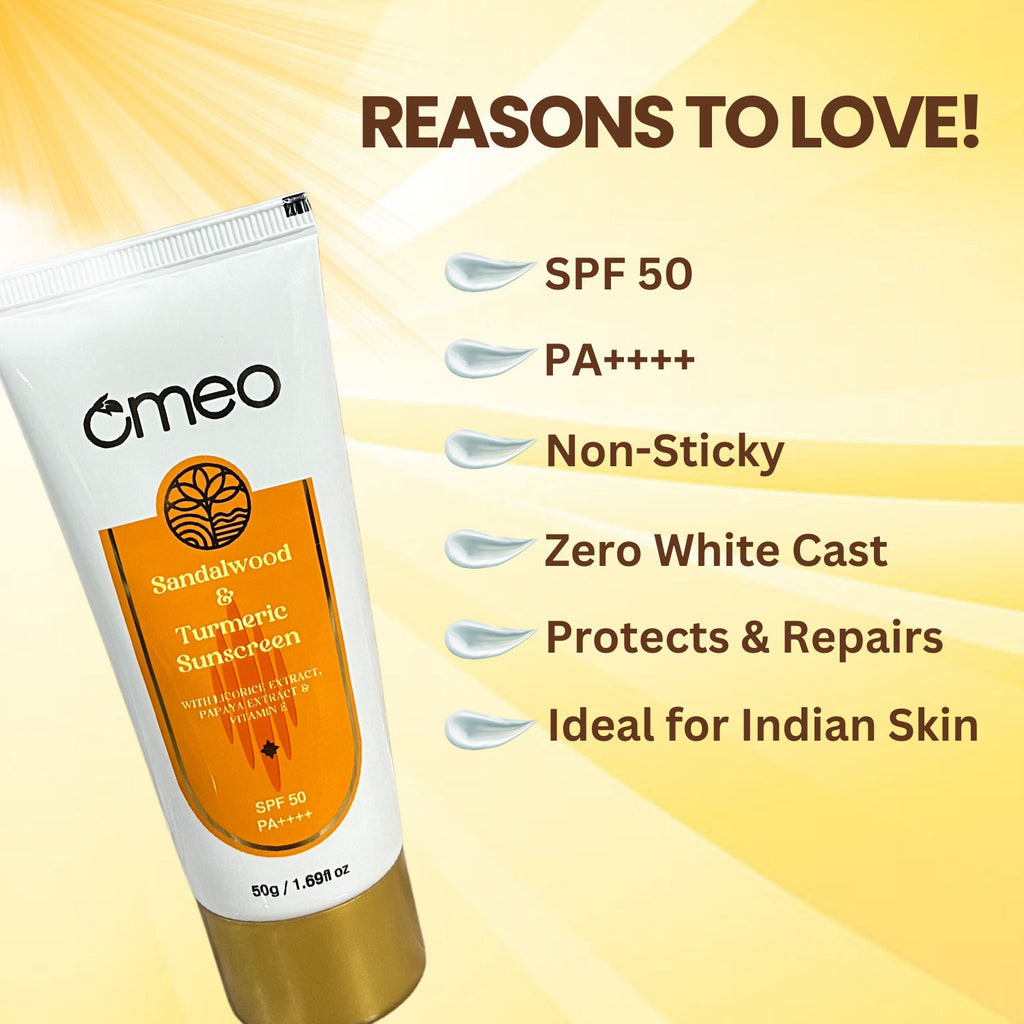 Sunscreen With Sandalwood, Turmeric, Papaya & Licorice Extract