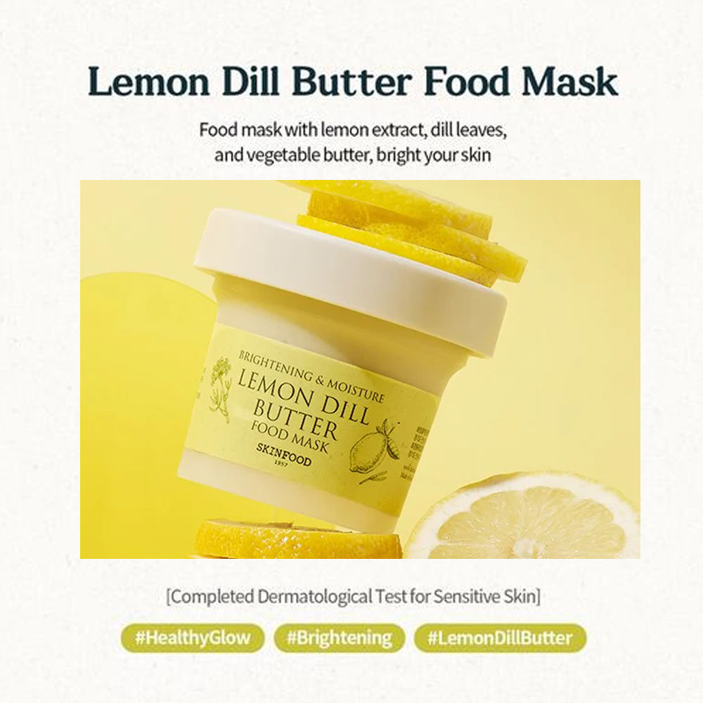Lemon Dill Butter Food Mask