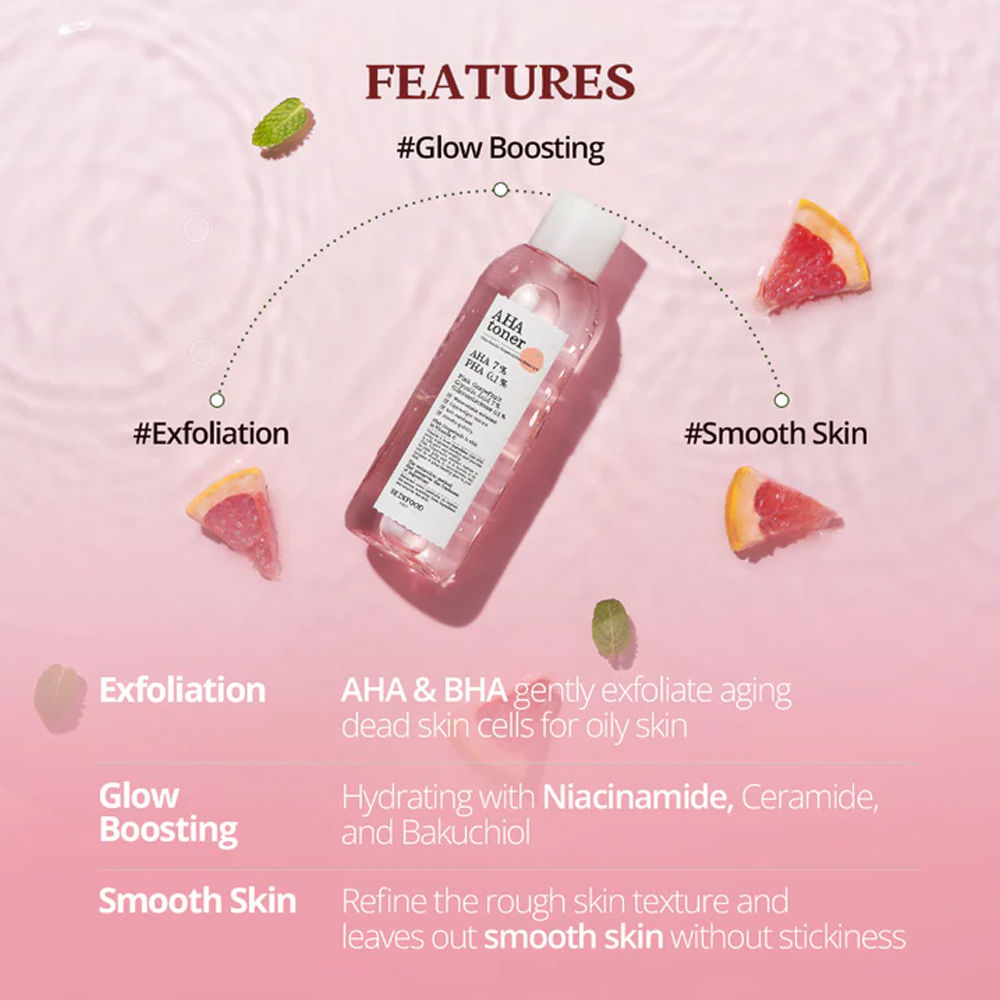 Pink Grapefruit Aha Toner