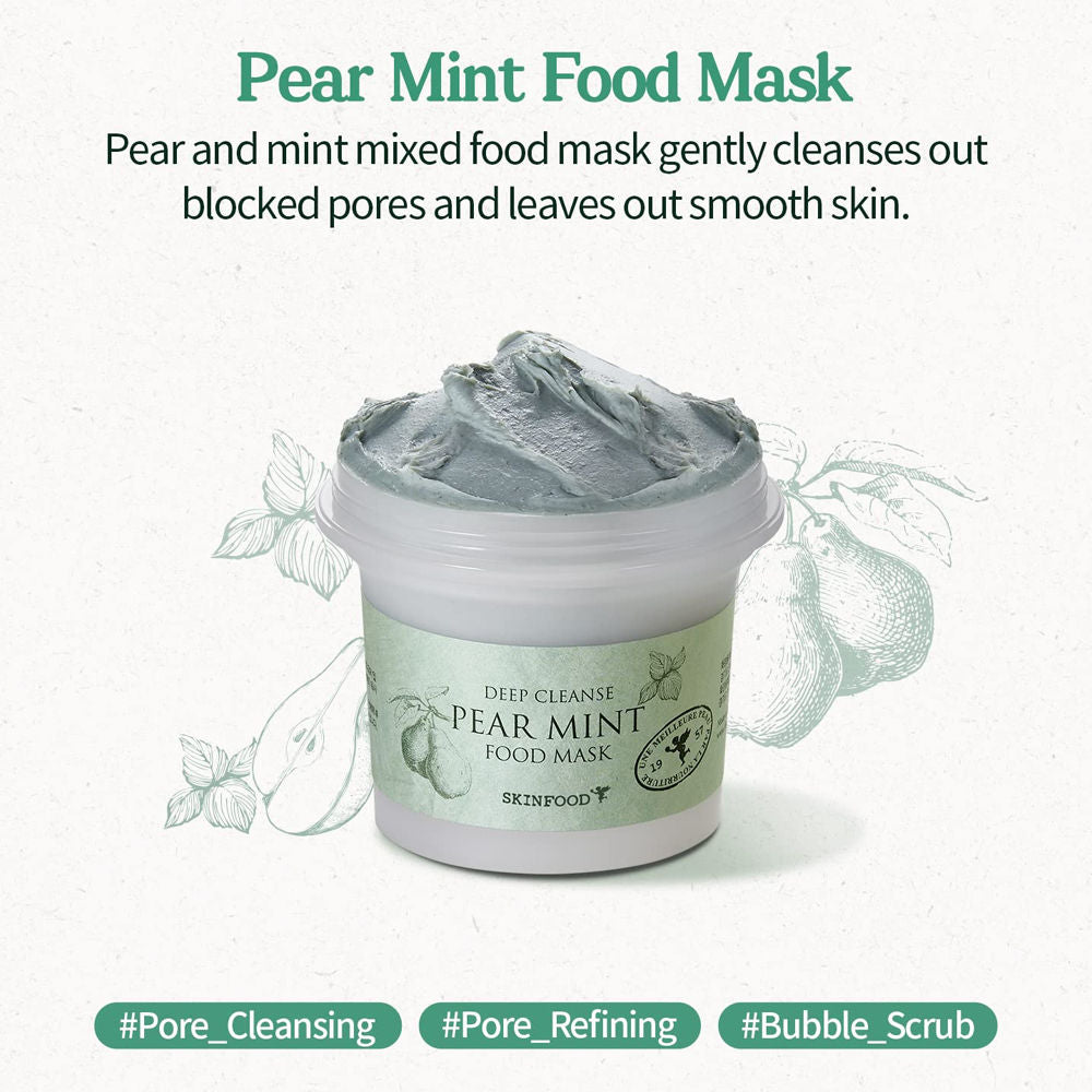 Pear Mint Food Mask
