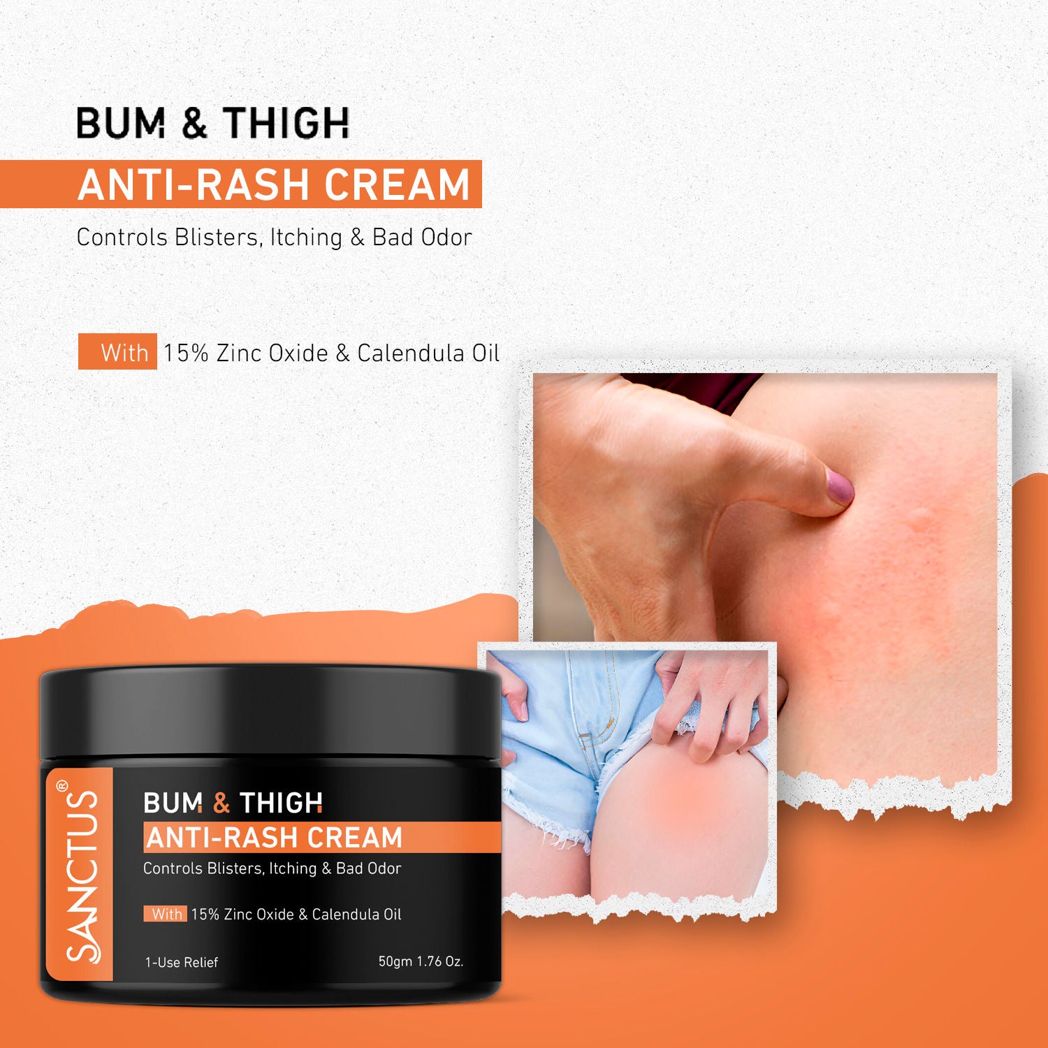 Bum & Thigh Anti-Rash Cream