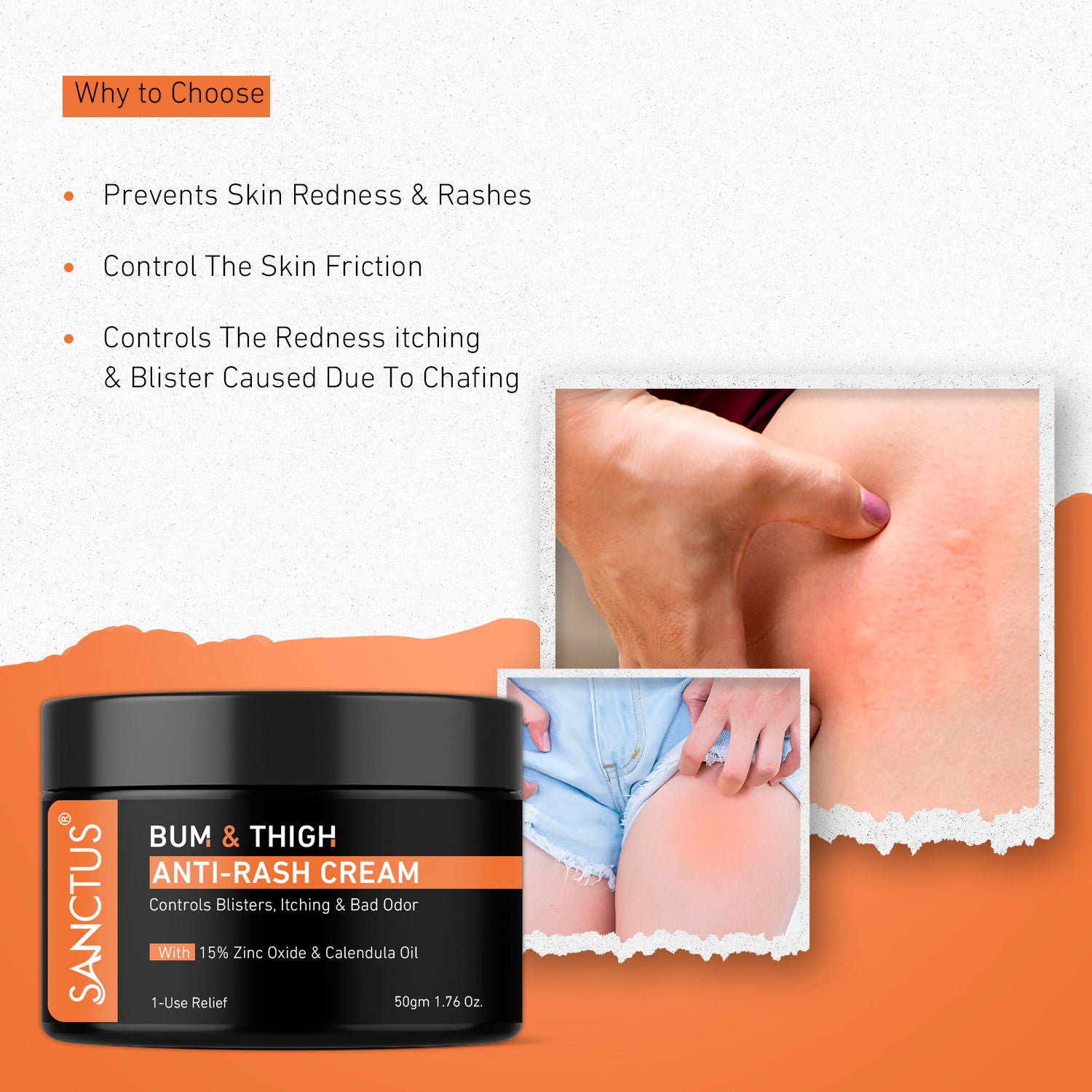Bum & Thigh Anti-Rash Cream
