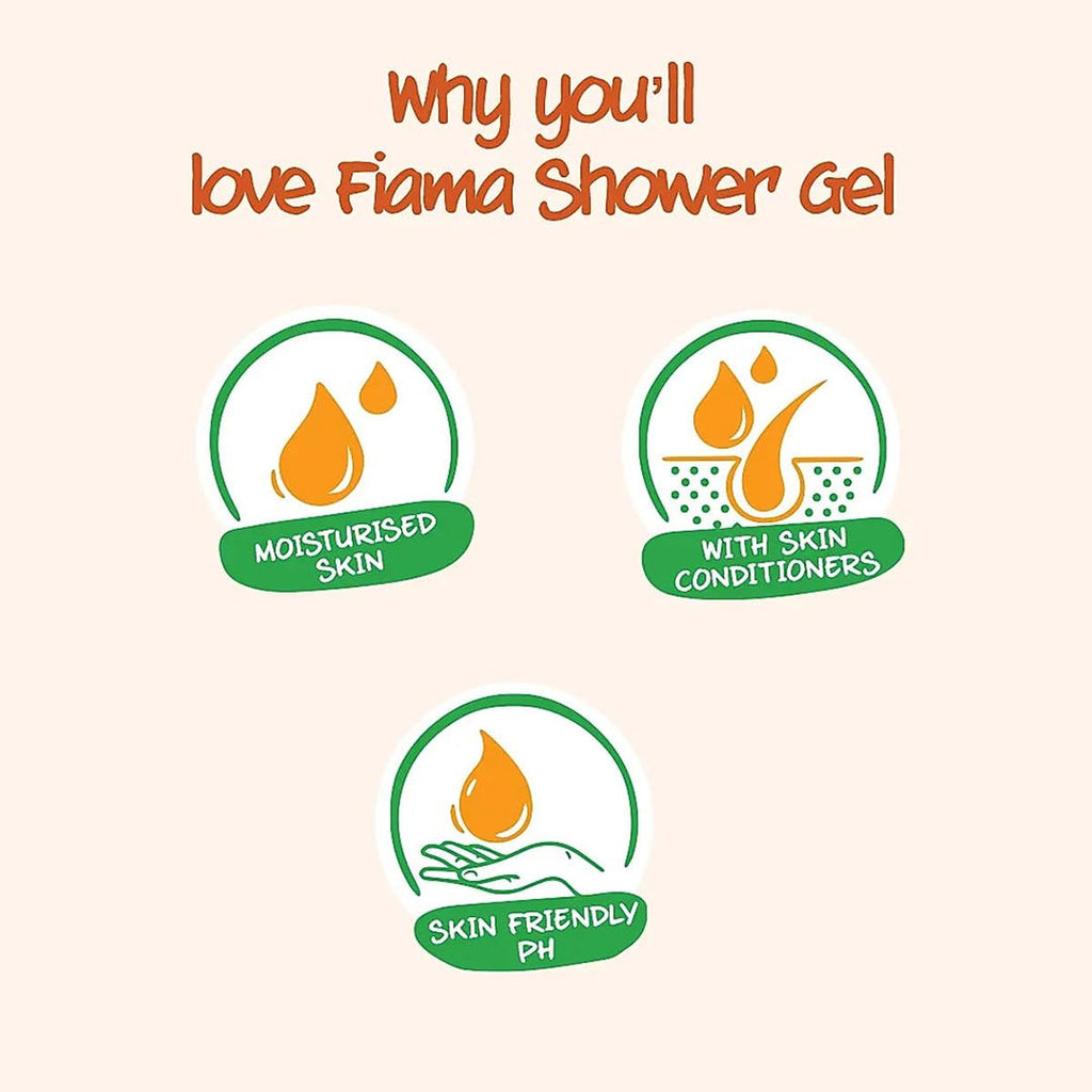 Shower Gel Peach & Avocado with Skin Conditioners for Soft Moisturised Skin