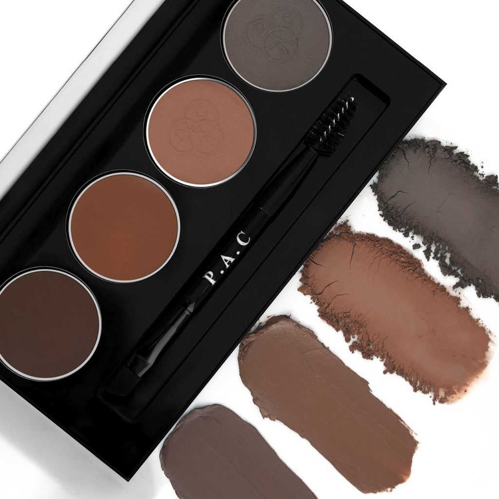 SuperBrowww Palette X4 01 Arch My Brows -Cream & Powder Formula Natural Shades Seamless Blending