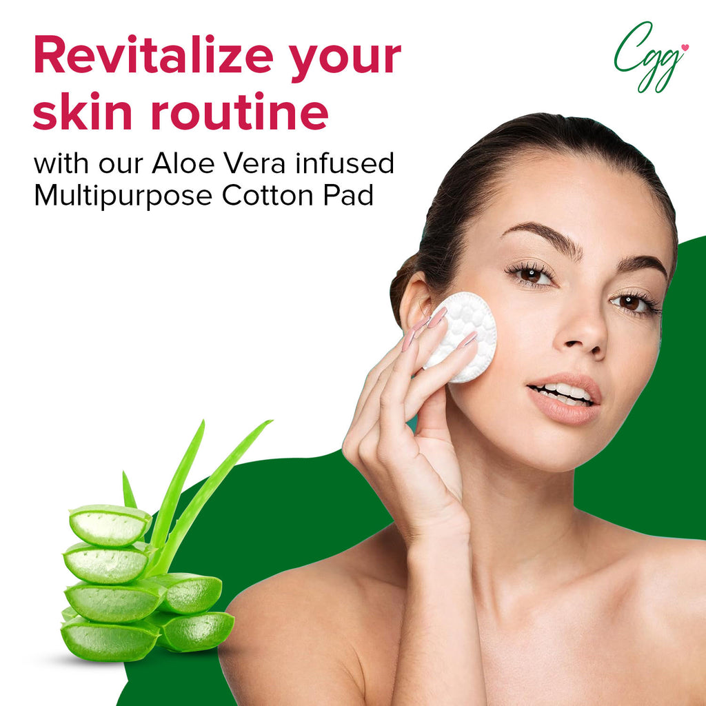 Korean Makeup Remover Cotton Pads - Small