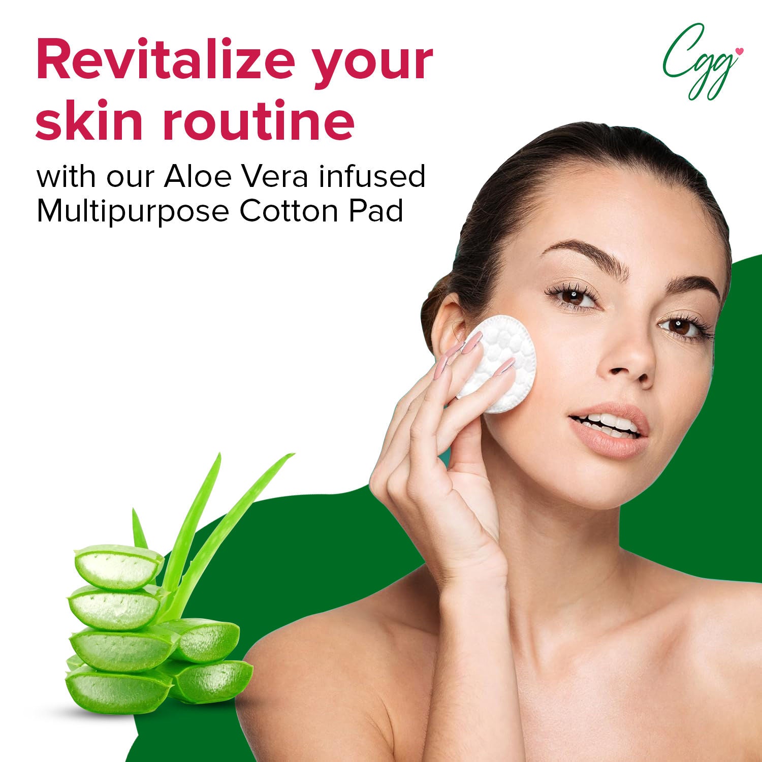 Korean Makeup Remover Cotton Pads - Small