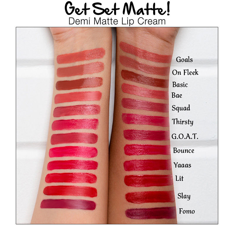 Get Set Matte! Demi Matte Lip Cream Liquid Lipstick