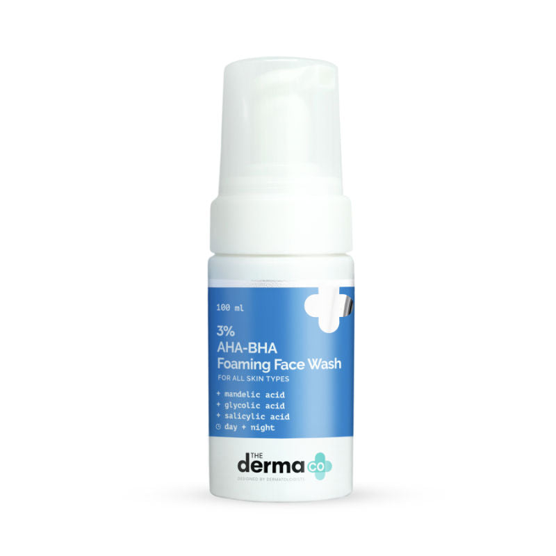 3% AHA-BHA Foaming Face Wash for Acne Control