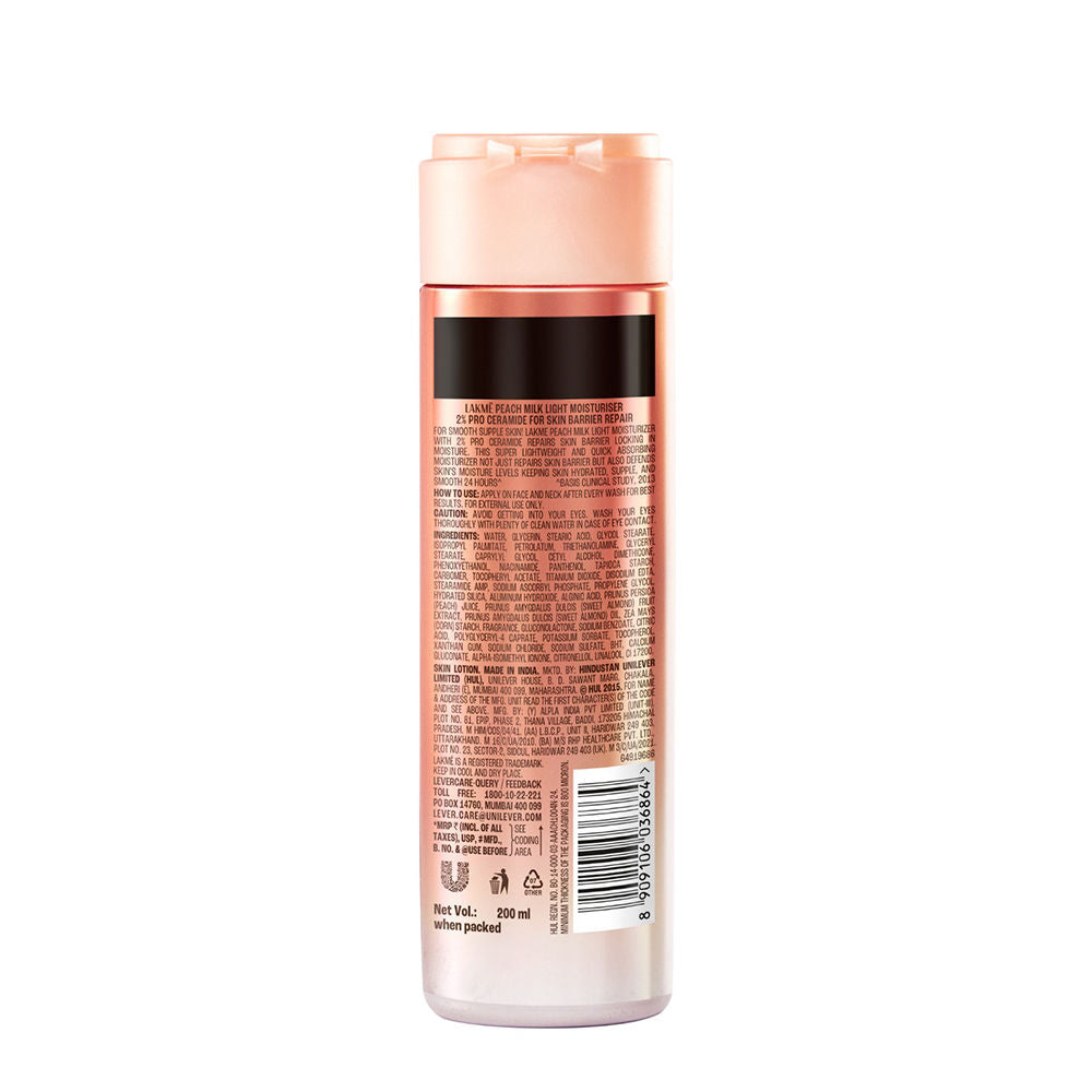Peach Pro Ceramide Moisturizer with Vitamin E,For Dry Skin,Normal Skin & Sensitive Skin