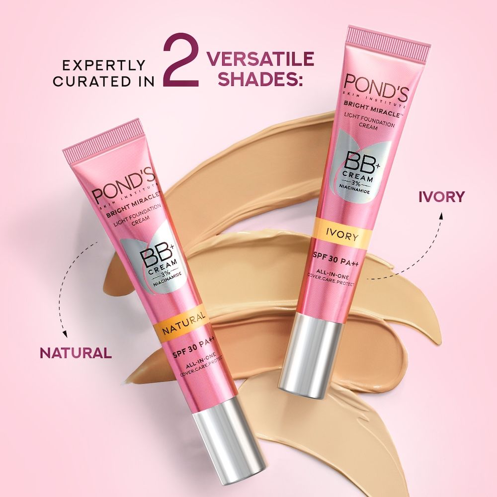BB+ Cream Instant Spot Coverage + Light Make-up Glow Ivory