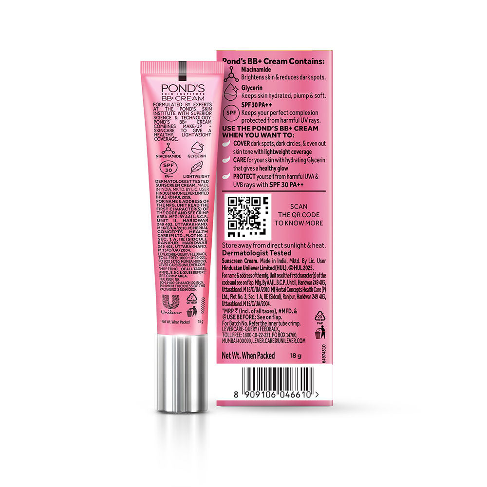 BB+ Cream Instant Spot Coverage + Light Make-up Glow Ivory
