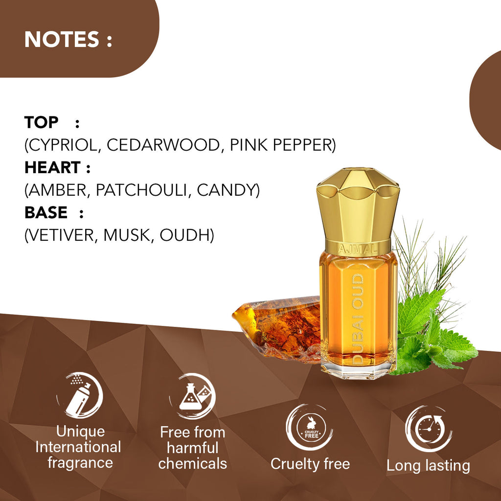 Dubai Oud Attar Concentrated Perfume For Her