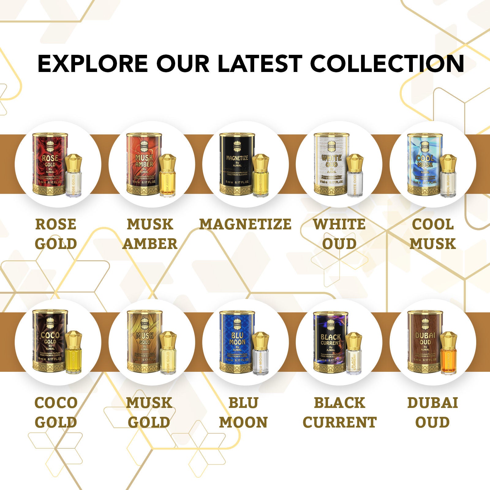 Musk Gold Attar Concentrated Perfume For Her
