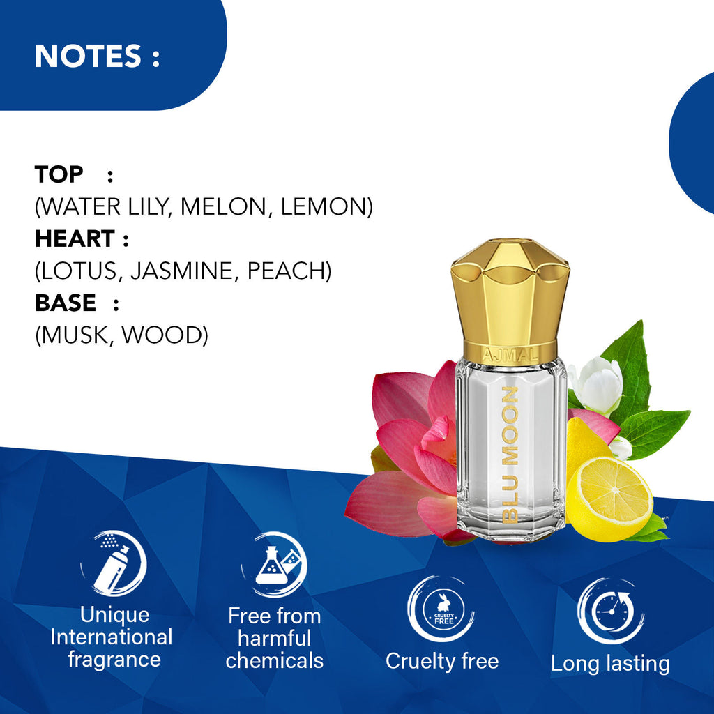 Blu Moon Attar Concentrated Perfume For Her