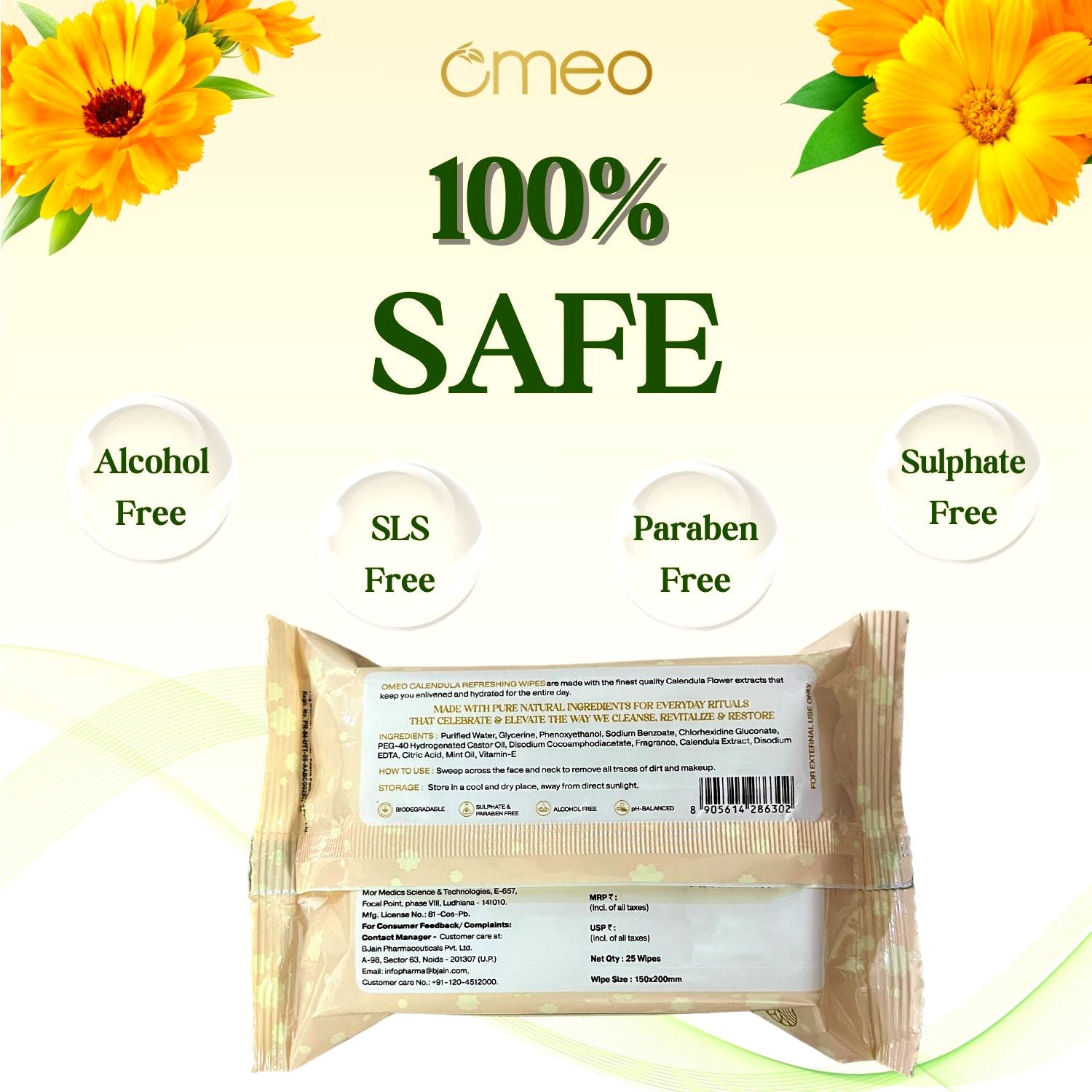 Calendula Wet Wipes
