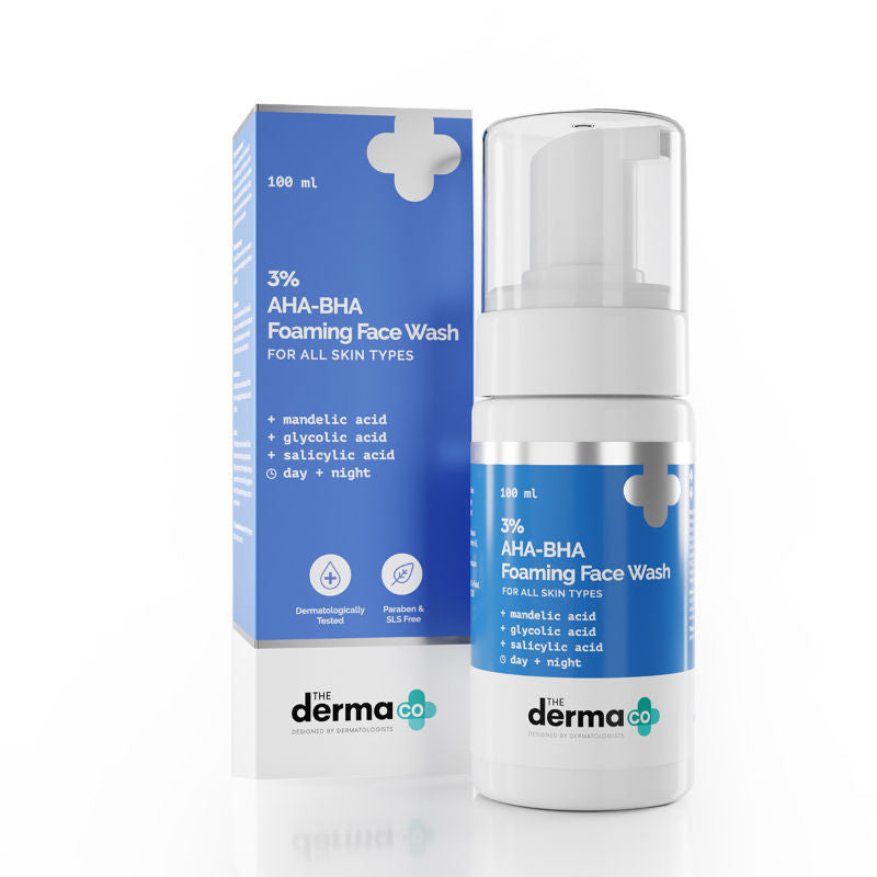 3% AHA-BHA Foaming Face Wash for Acne Control