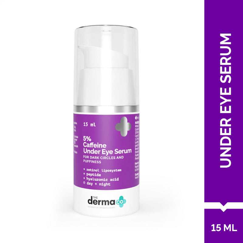 5% Caffeine Under Eye Serum For Dark Circles & Puffiness