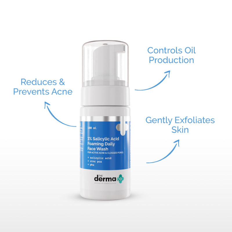 1% Salicylic Acid Foaming Daily Face Wash