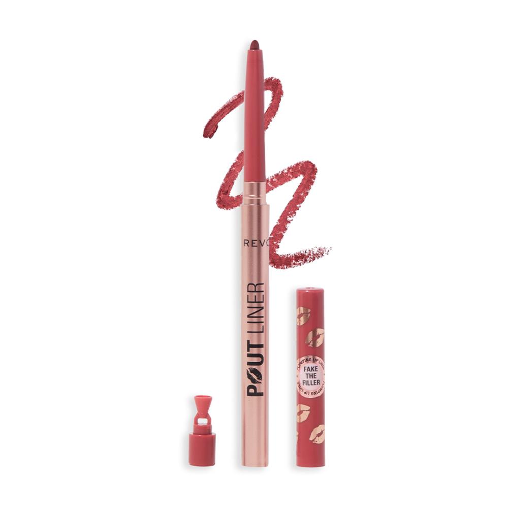 Pout Bomb Plumping Lip Liner - Burnt Cherry Red