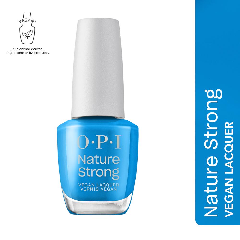 Nature Strong Vegan Nail Lacquer Long Lasting & High-Shine - Fresh As A Blue Daisy