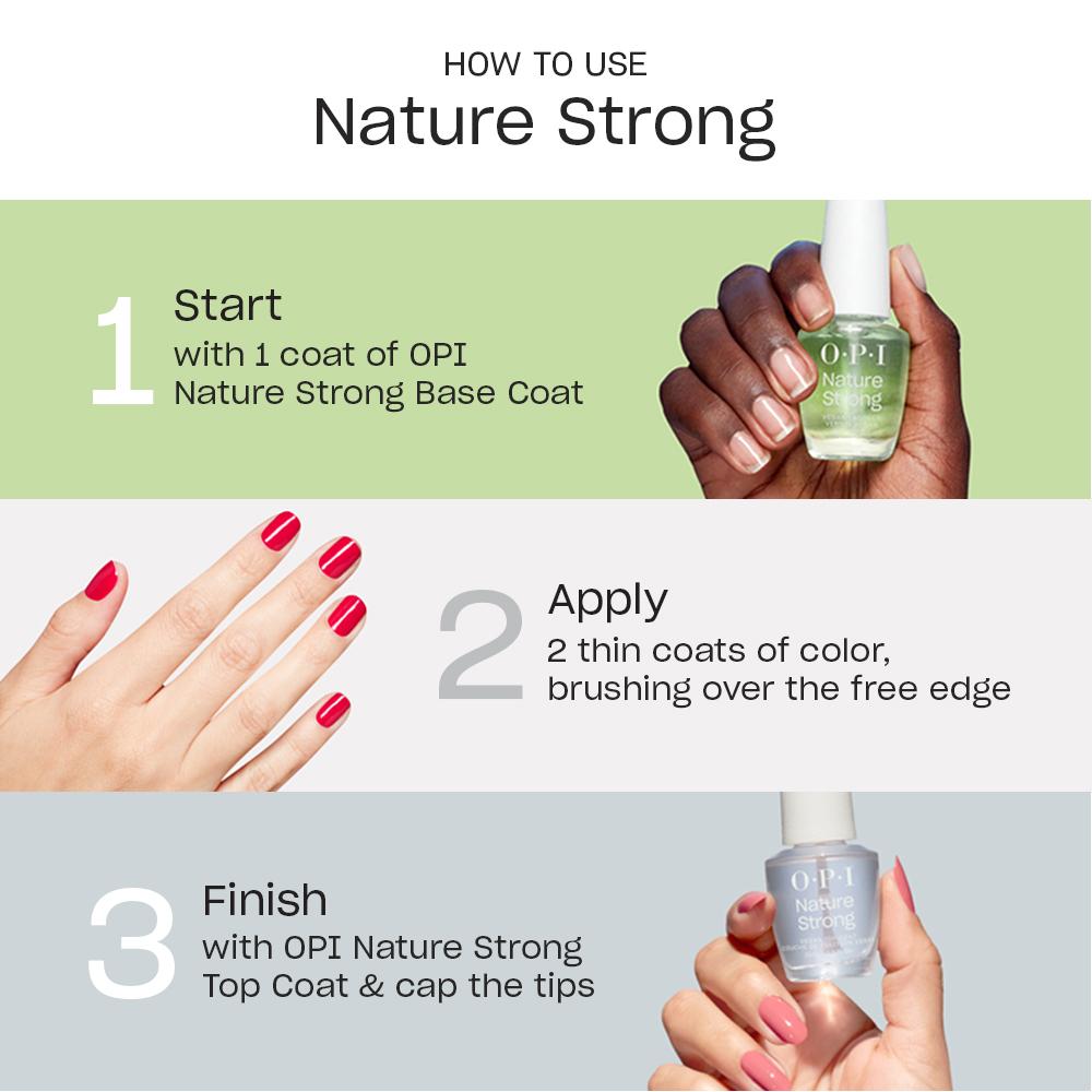 Nature Strong Vegan Nail Lacquer Long Lasting & High-Shine