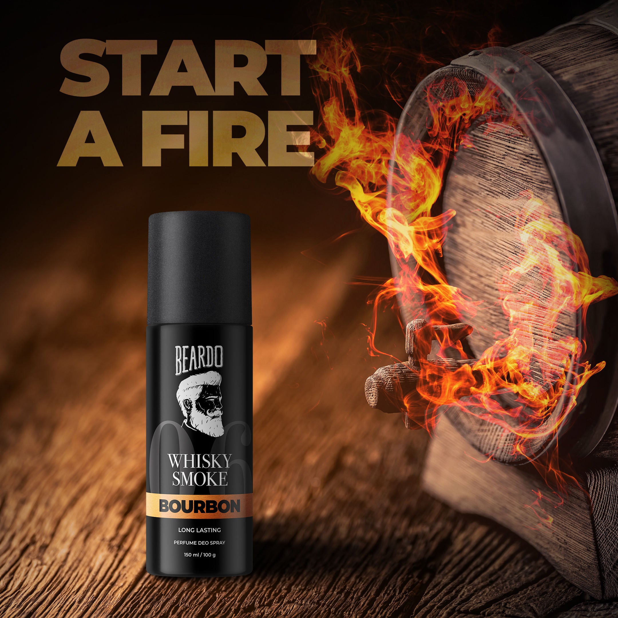 Whisky Smoke Bourbon Deo Body Spray