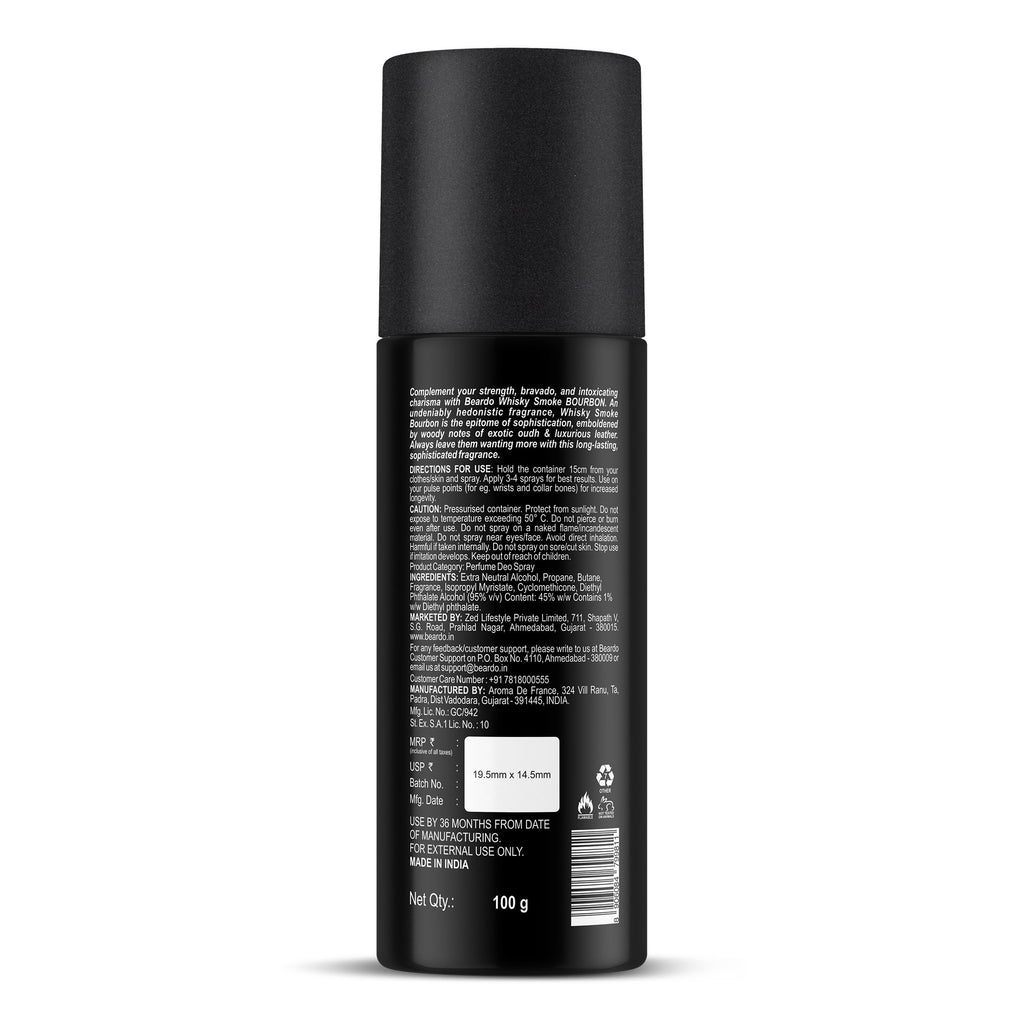 Whisky Smoke Bourbon Deo Body Spray