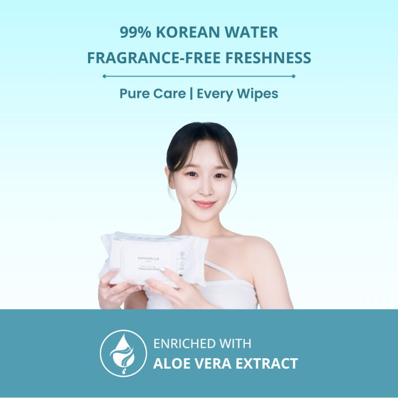 Wet Wipes for Face with Lid - 100 wipes