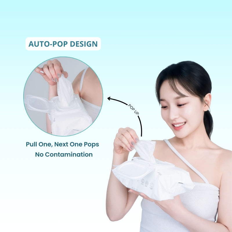 Wet Wipes for Face with Lid - 100 wipes