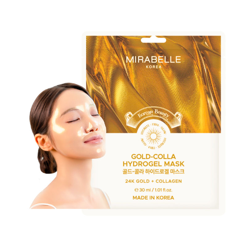 Gold-Collagen Hydrogel Mask