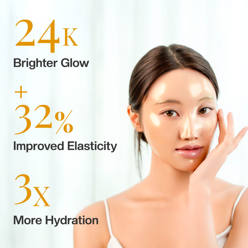 Gold-Collagen Hydrogel Mask