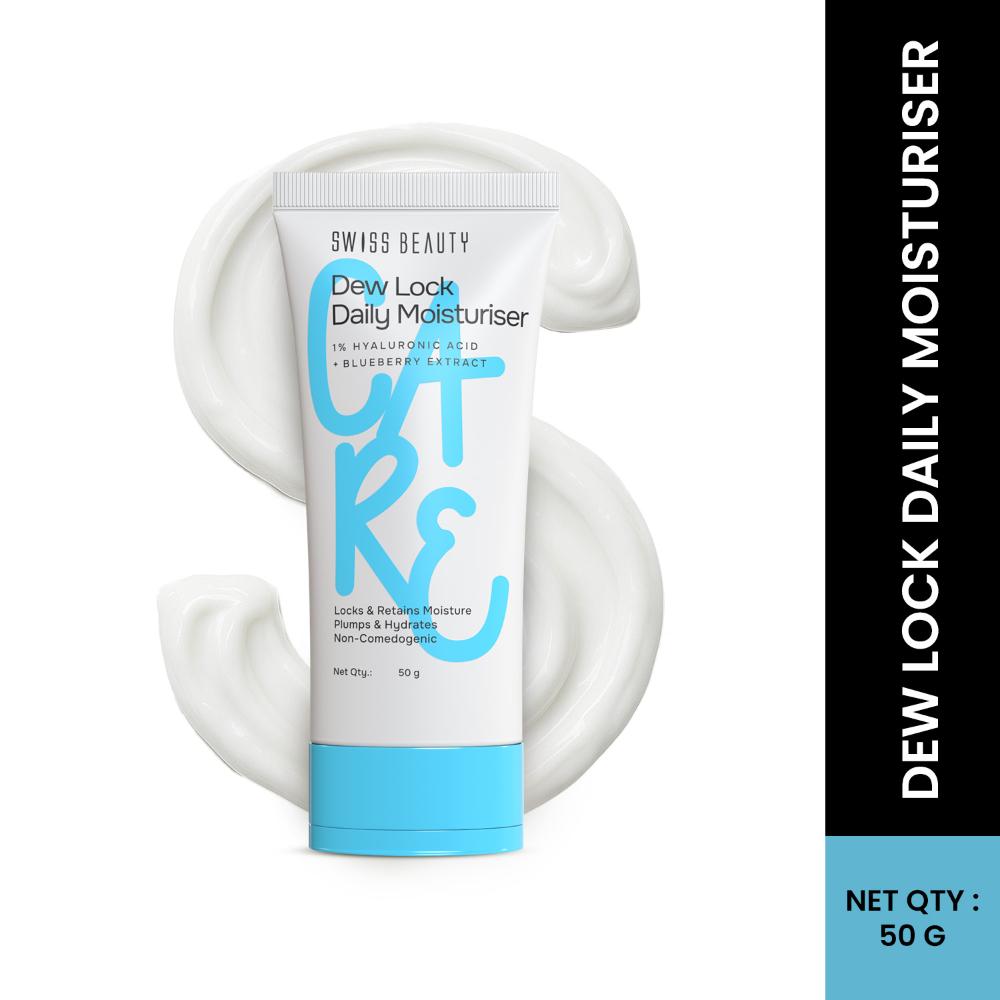Care Dew Lock Daily Moisturiser - 1% Hyaluronic Acid & Blueberry Extract
