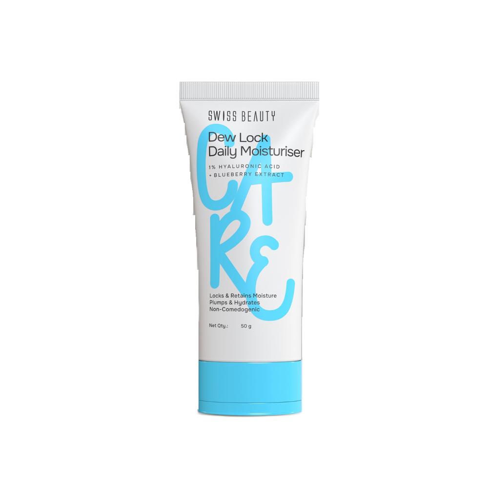 Care Dew Lock Daily Moisturiser - 1% Hyaluronic Acid & Blueberry Extract