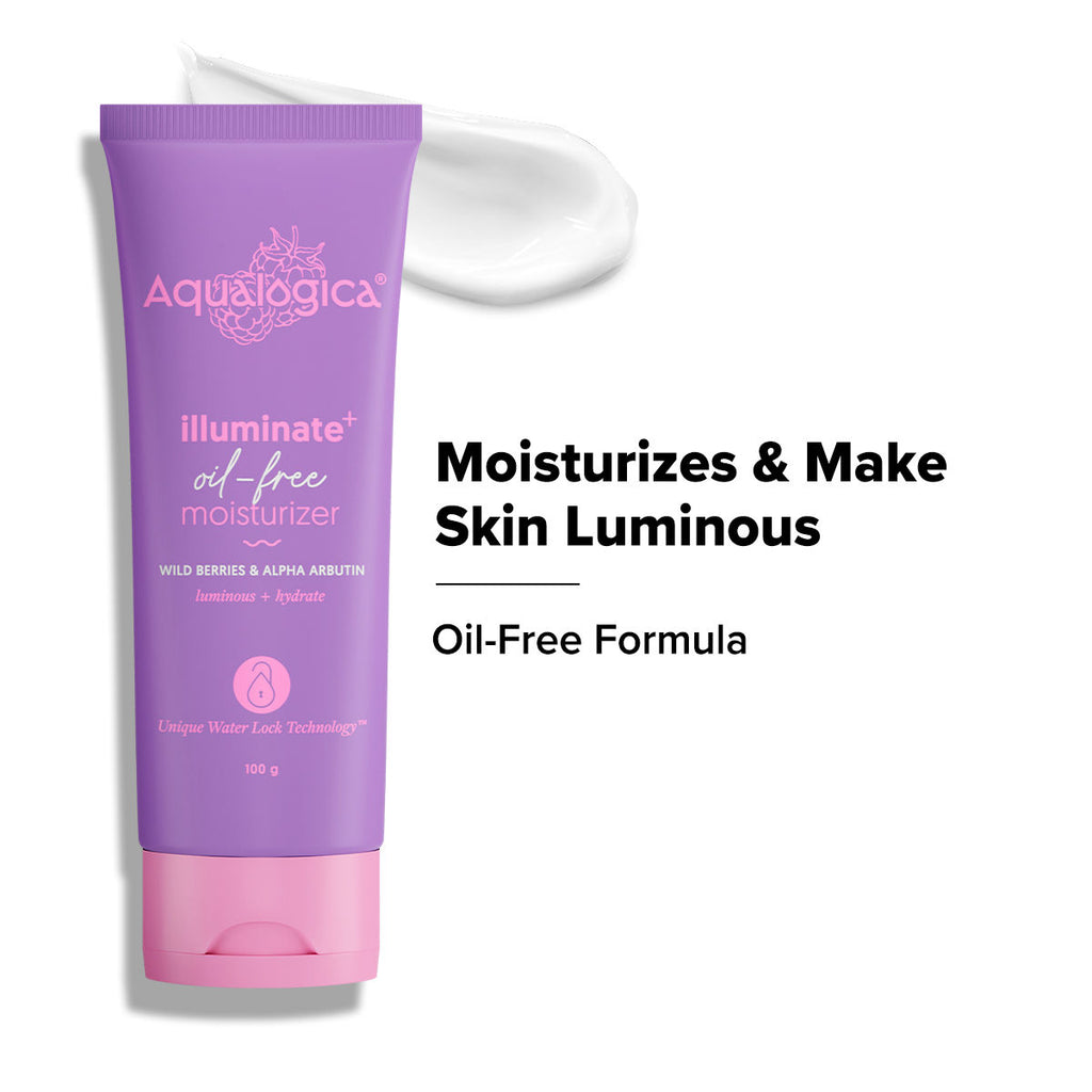IIIuminate + Oil Free Moisturizer with Wild Berries & Alpha Arbutin