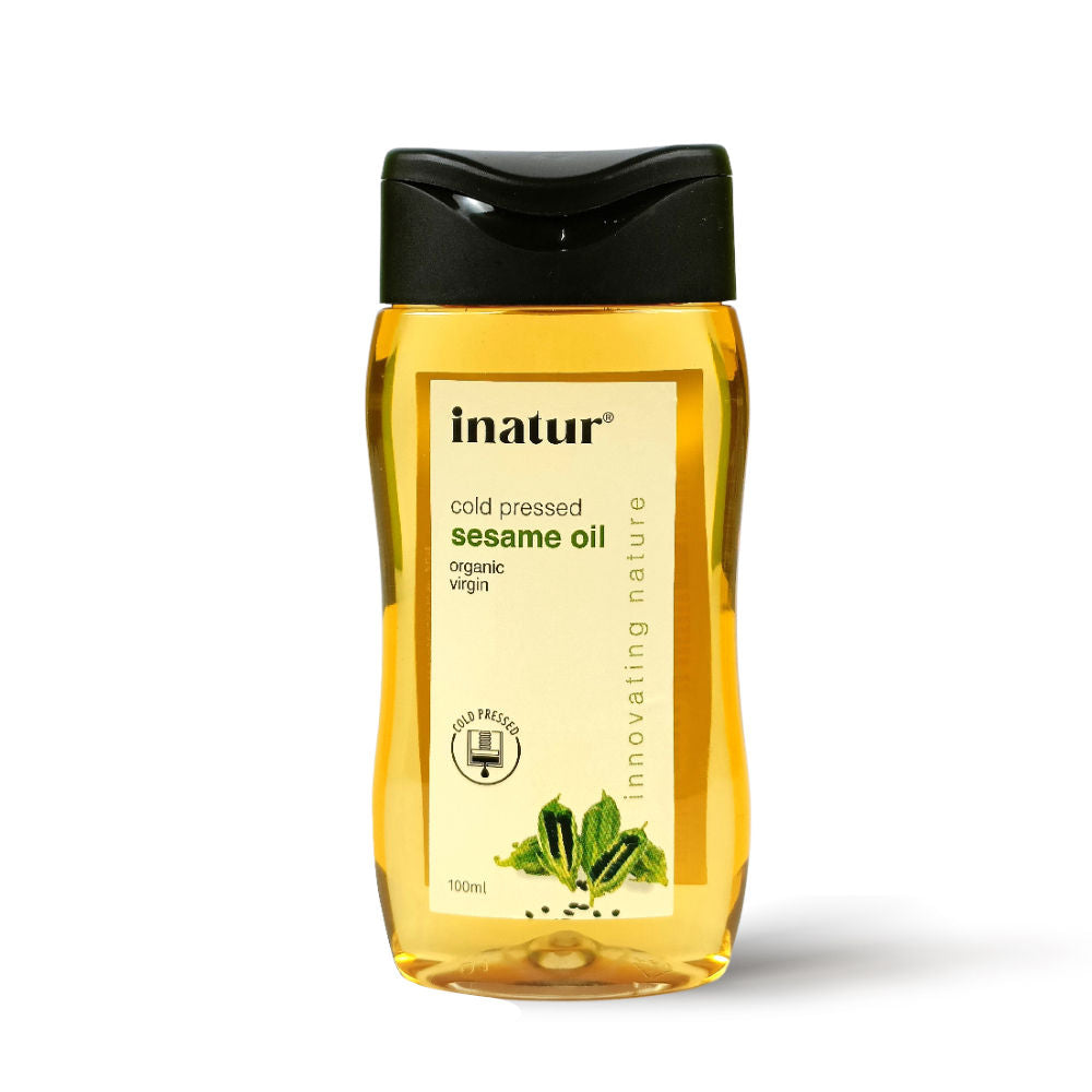 Sesame Oil, 100% Pure, Cold-Pressed, Virgin & Organic, for Skin & Hair Care