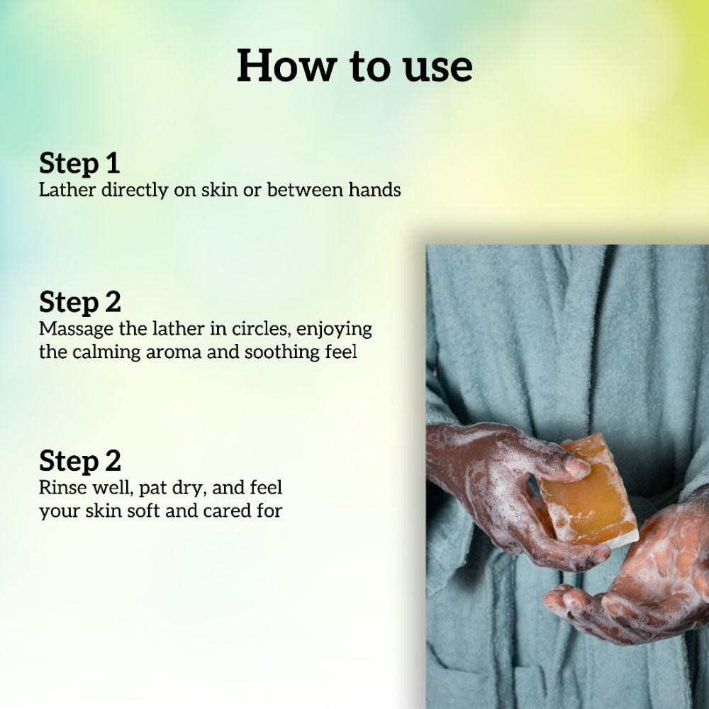 Sandal & Turmeric Soap, 100% Natural & Vegan For Tan Removal & Brightening & All Skin Types
