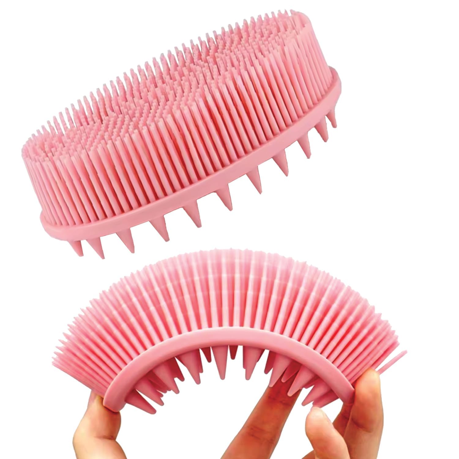 Silicone Bath Brush Soft Body Wash Bathing Scrubber