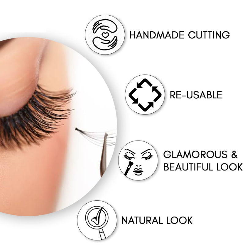 Eyelash Set 3D False Long And Natural Eye Makeup - L12