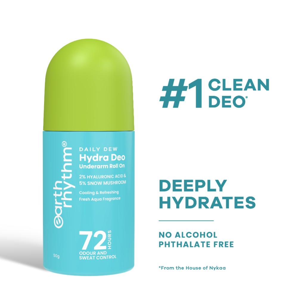 5% AHA Detan Underarm Roll On Reduces Pigmentation Citrus Fresh No Aluminium - Cooling Deo