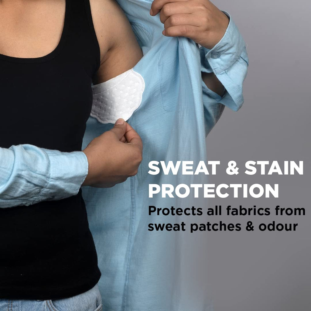 Disposable Underarm Sweat Pads (Folded) For Men & Women - Prevent Stains & Absorb Sweat