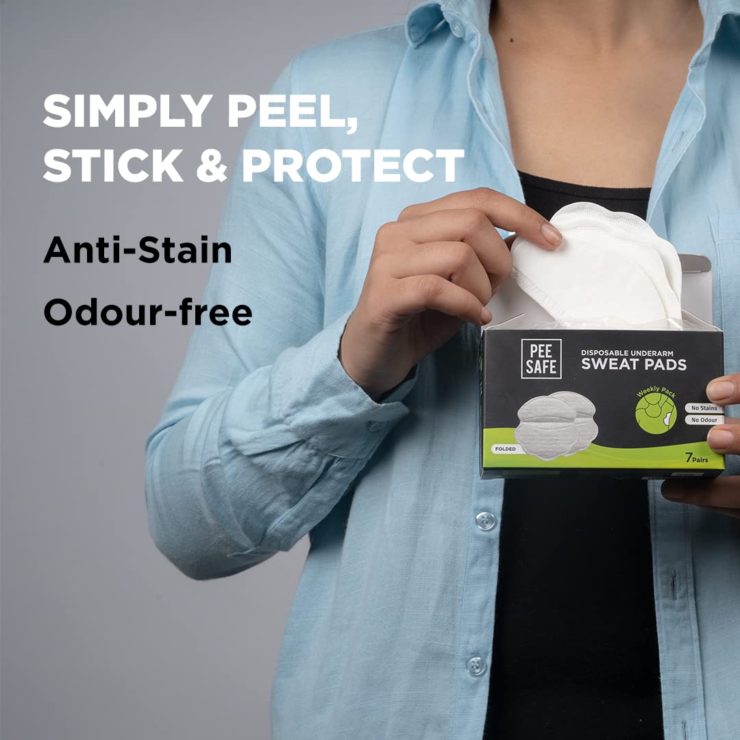 Disposable Underarm Sweat Pads (Folded) For Men & Women - Prevent Stains & Absorb Sweat