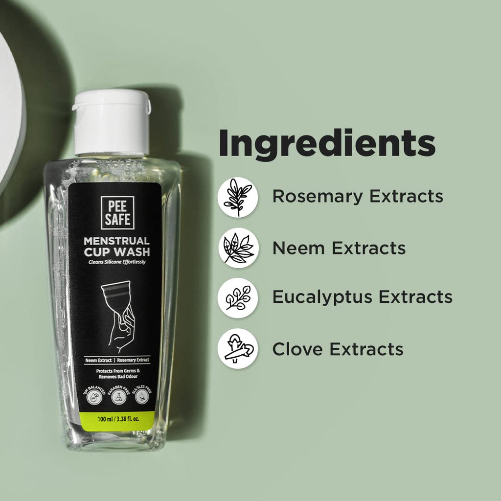 Natural Menstrual Cup Wash With Rosemary And Neem Extract