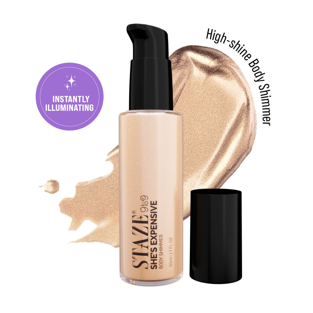 She's Expensive High-shine & Non-sticky Body Shimmer