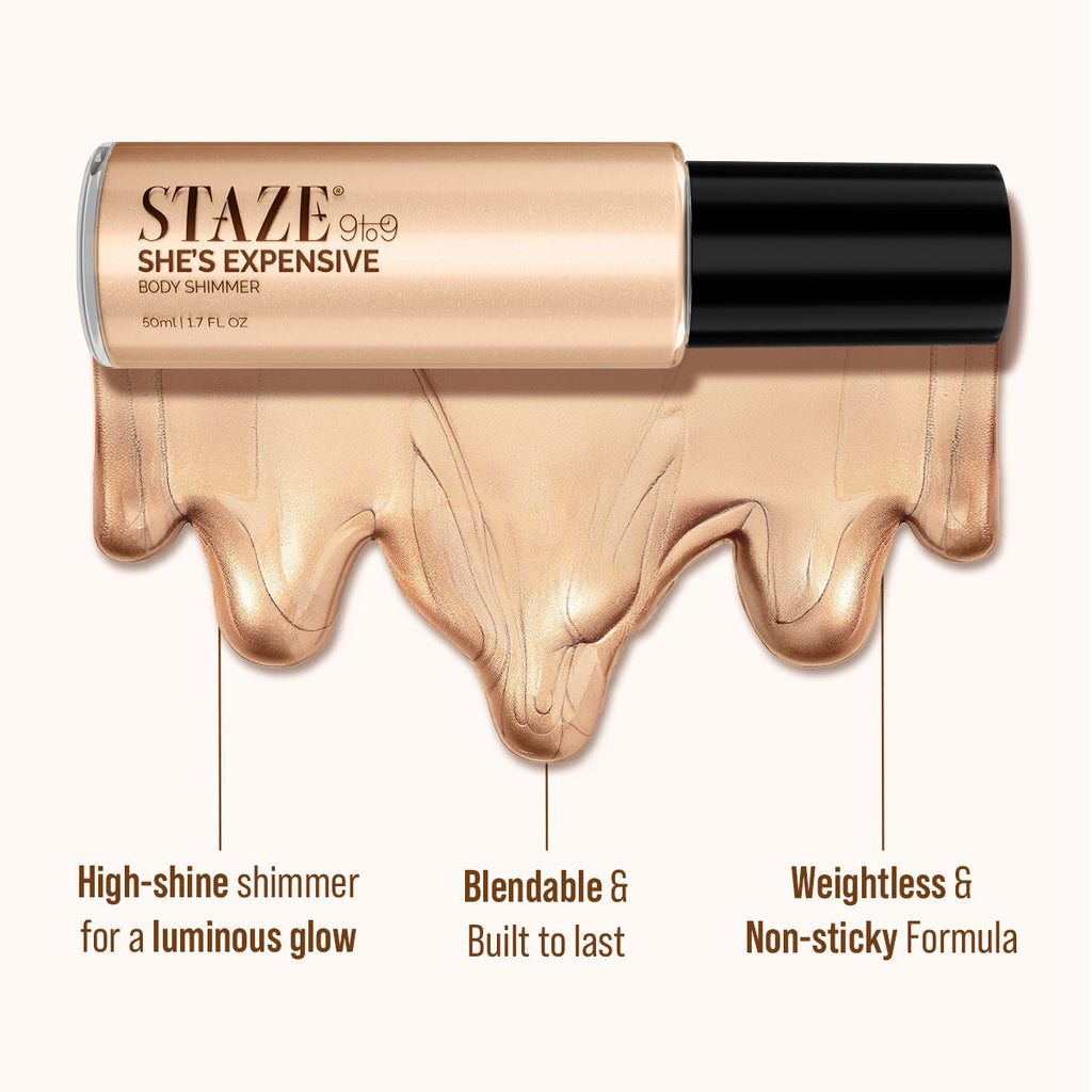 She's Expensive High-shine & Non-sticky Body Shimmer
