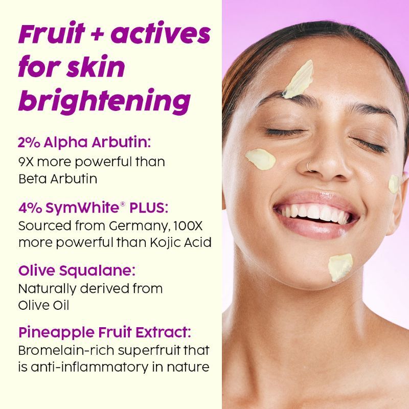 2% Alpha Arbutin Pineapple Moisturizer With SymWhite PLUS For Hyperpigmentation & Dark Spots