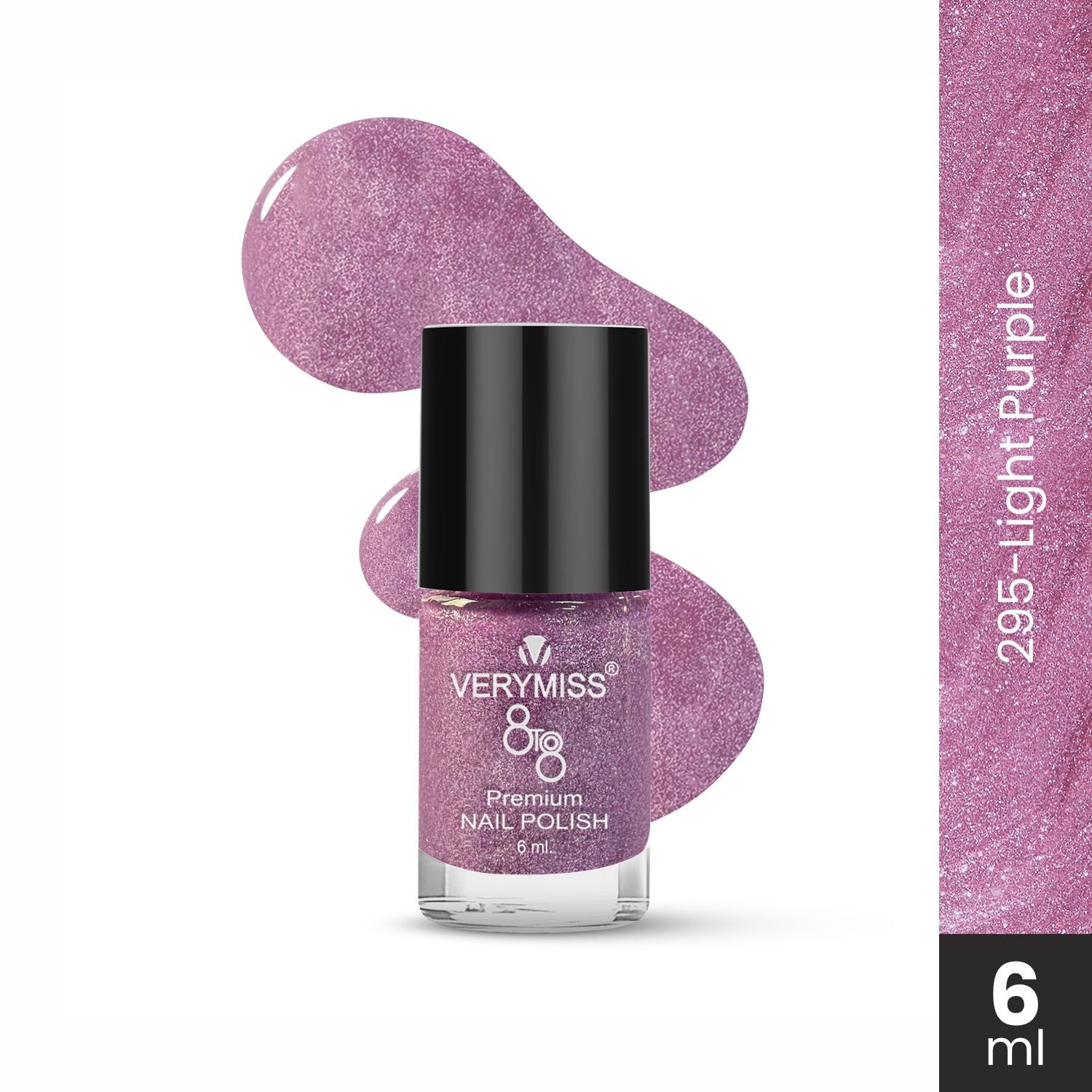 Premium Nail Polish - 295 Light Purple