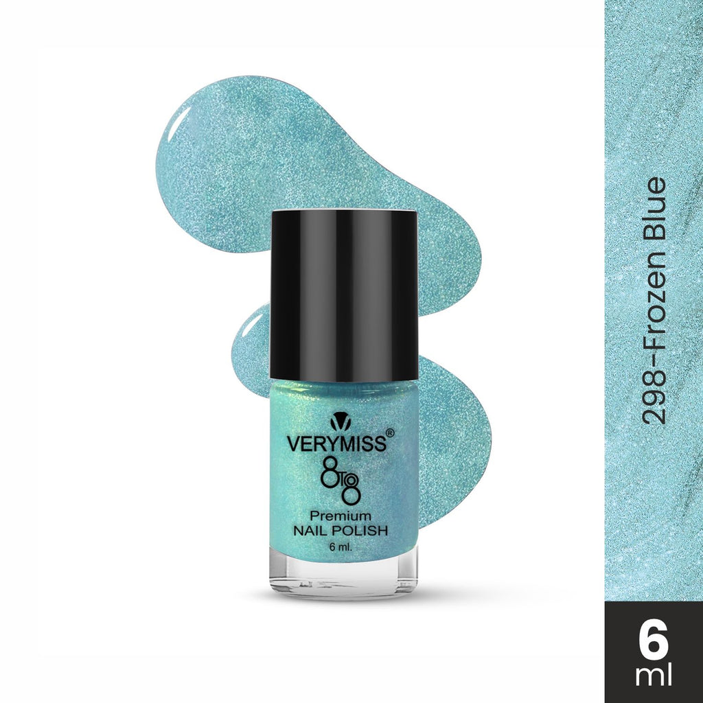 Premium Nail Polish - 298 Frozen Blue