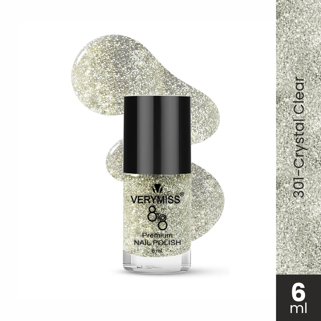 Premium Nail Polish - 301 Crystal Clear