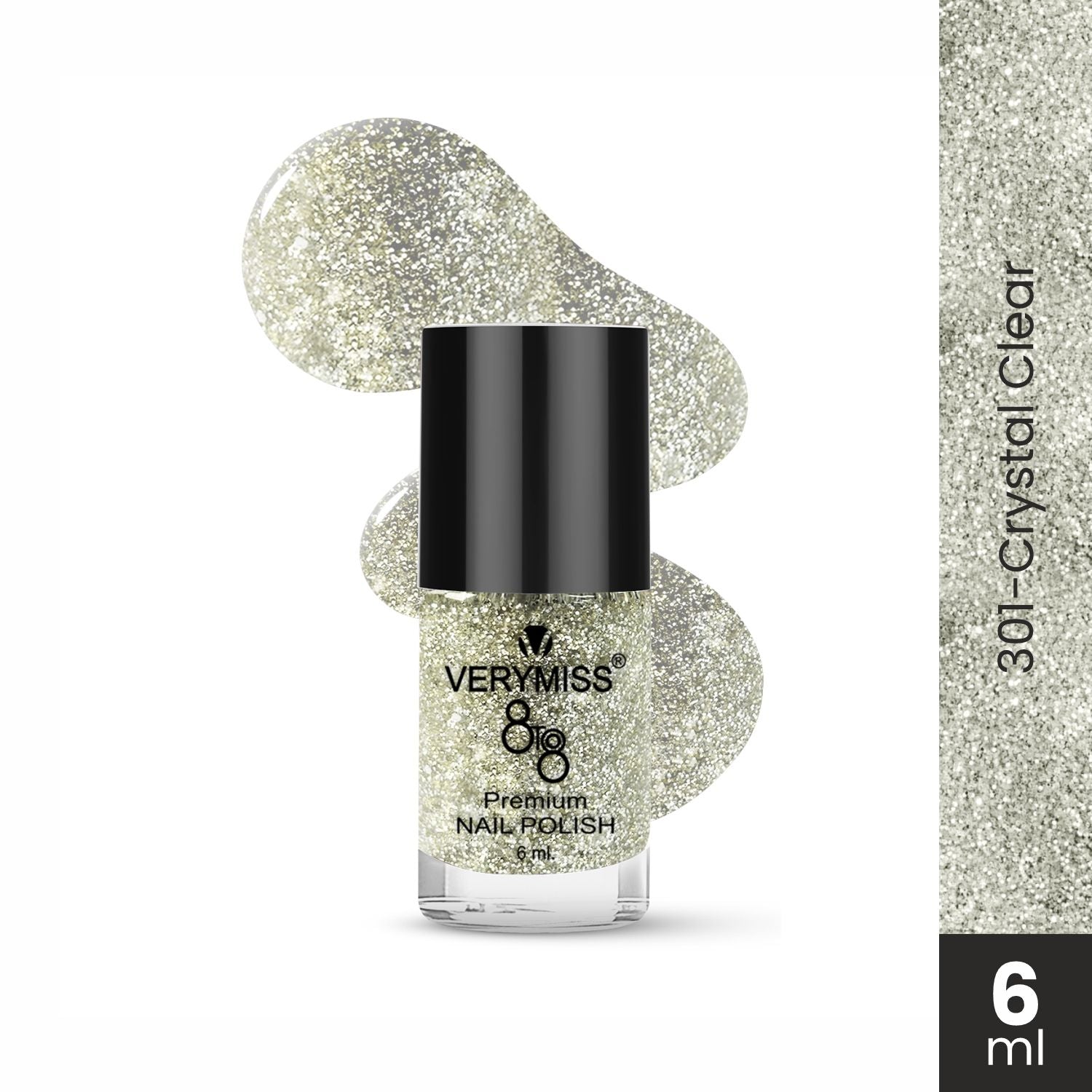 Premium Nail Polish - 301 Crystal Clear