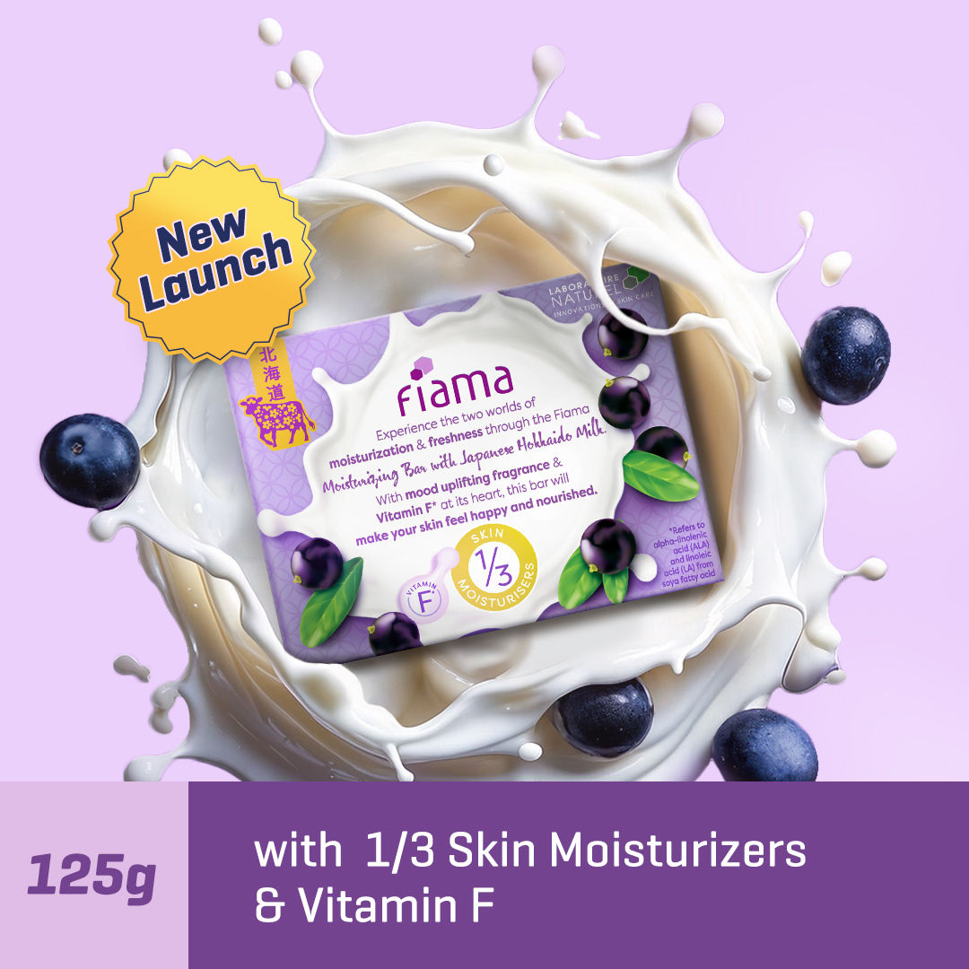Skin Barrier Strengthening Moisturizing Soap Bar Japanese Hokkaido Milk, Acai Berry
